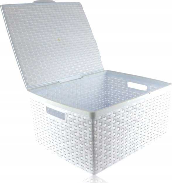 Katex Koszyk su dangčiu. RATTAN 41X34X20