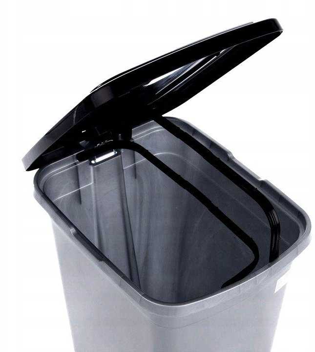 Šiukšliadėžė Katex Pojemnik su pedałem Slim 40 L 424x310x548 mm (010447)