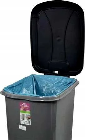 Katex Šiukšlių dėžė su pedalais SLIM 60 L 490x356x632 mm