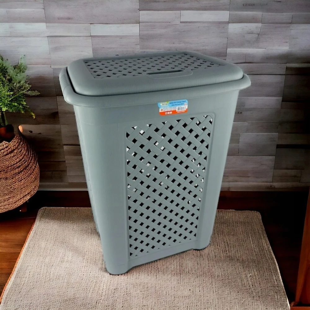 Katex RATTAN skalbinių krepšelis 54l