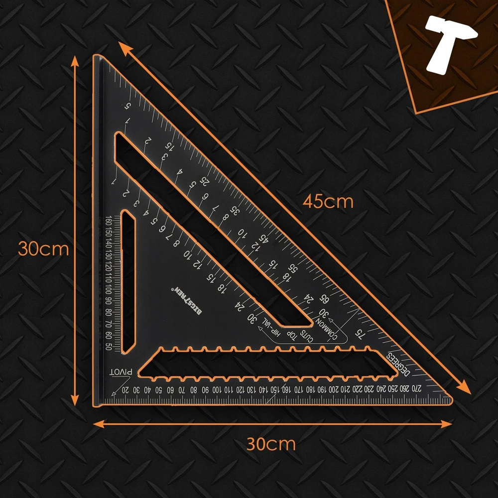 Bigstren Carpenter's square 30x30cm Bigstreen 25874