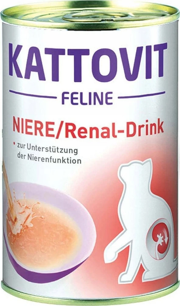 KATTOVIT Feline Niere Renal gėrimas - skanėstai katėms - 135ml