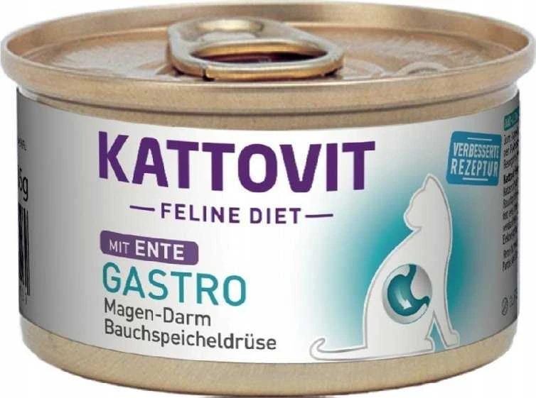 Drėgnas Kačių Maistas - Kattovit Gastro Su Antiena, 85g