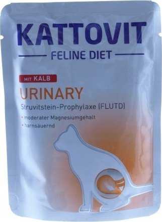 Drėgnas Kačių Maistas - Kattovit Feline Diet Šlapimo Sistema Veršiena 85g