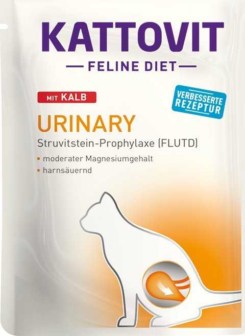 Drėgnas Kačių Maistas - Kattovit Feline Diet Šlapimo Sistema Veršiena 85g