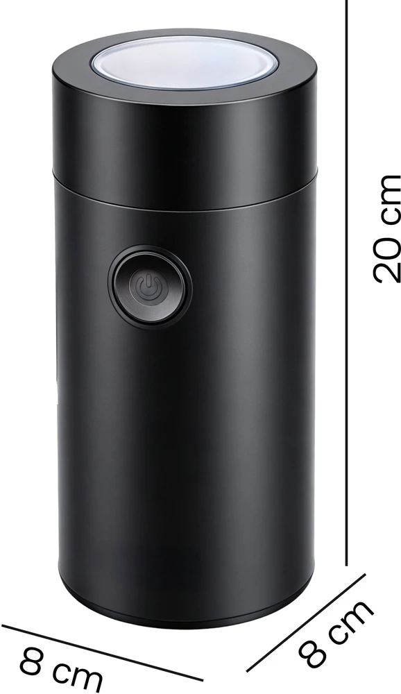 Kavamalė Mocny Galingas elektrinis malūnėlis kavai, cukrui, riešutams, dribsniams malti, 150 W - ER1020