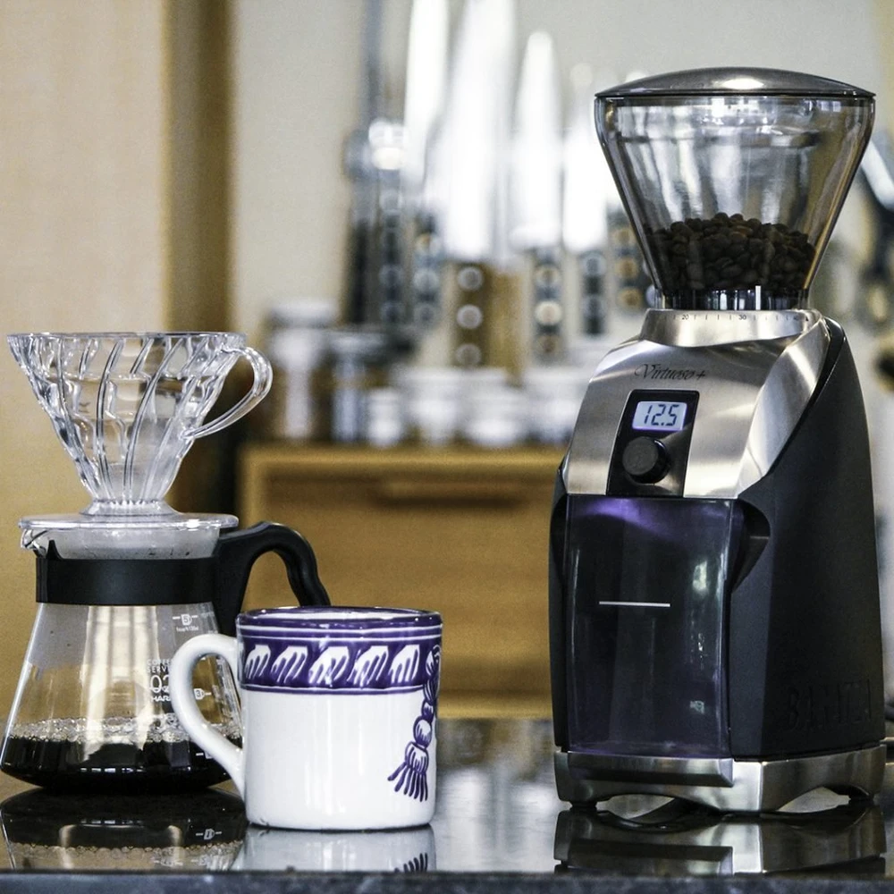 Kavamalė BAT Baratza Virtuoso+ 70 W Juoda, Sidabras