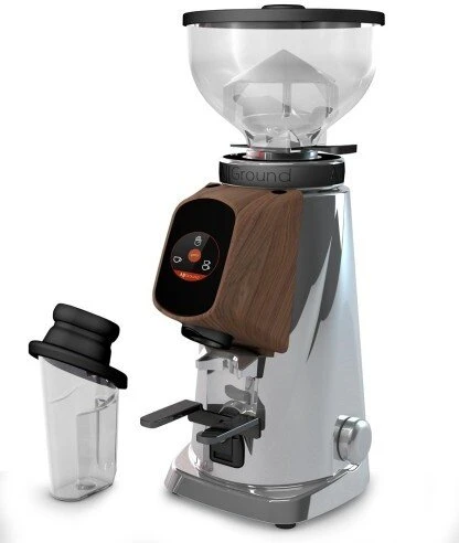 Kavamalė Jam Fiorenzato AllGround Kaffeem?hle Chrom Matt Eichenholz 230V EU Dark-T Titan