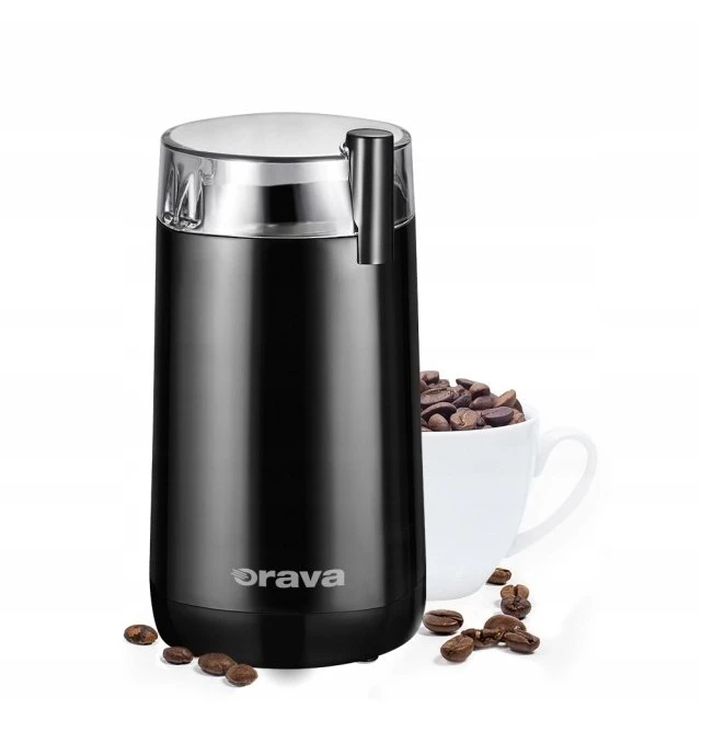 Kavamalė Orava KM-803 kavamalė 180 W nerūdijančio plieno peilis objem 45g juoda apsauga