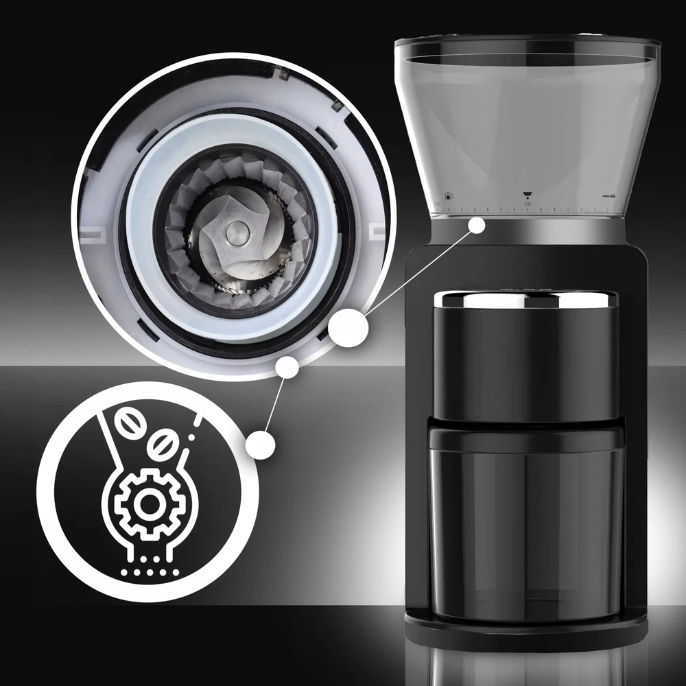 Kavamalė Retoo Kavos malūnėlis BrewTech, 180W