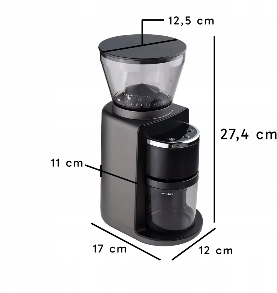 Kavamalė Retoo Kavos malūnėlis BrewTech, 180W