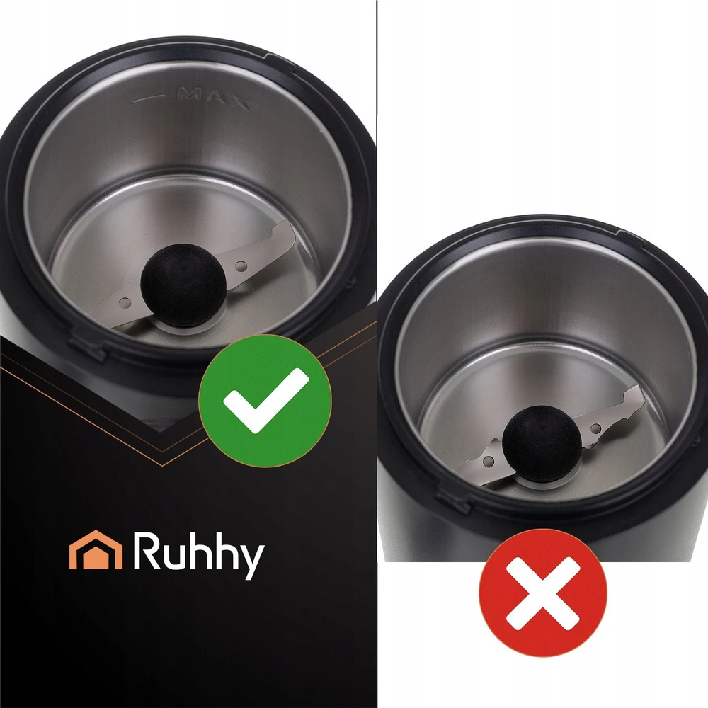 Elektrinė kavamalė Ruhhy 26219, 150 W, juoda