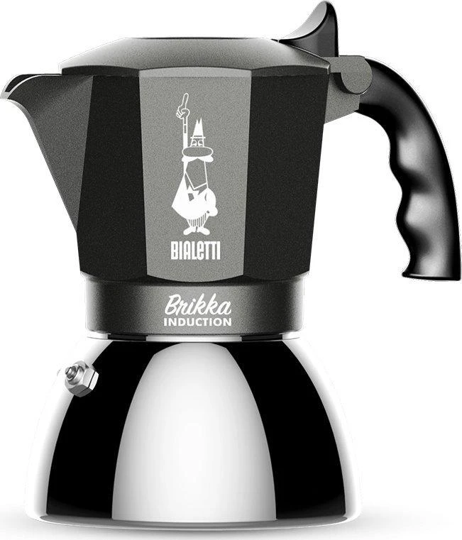 Bialetti Brikka Induction 4TZ tamsiai pilka kavinė