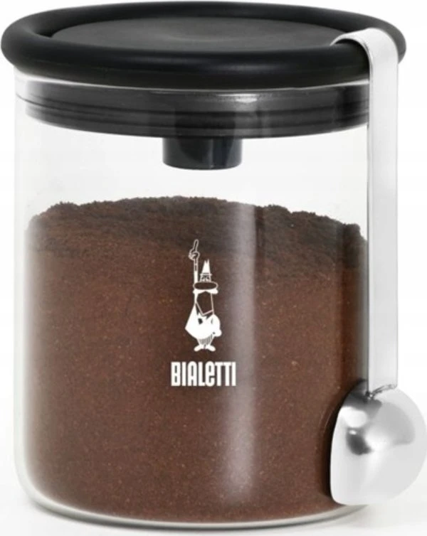 Stiklinis kavos indelis, padedantis išvengti atliekų susidarymo, „Bialetti“