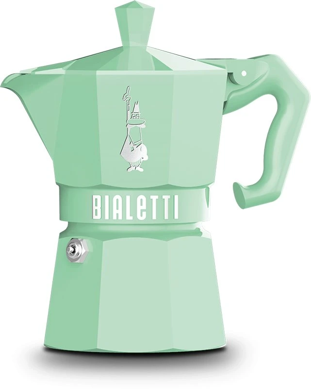 Bialetti Moka Exclusive šviesiai žalios spalvos