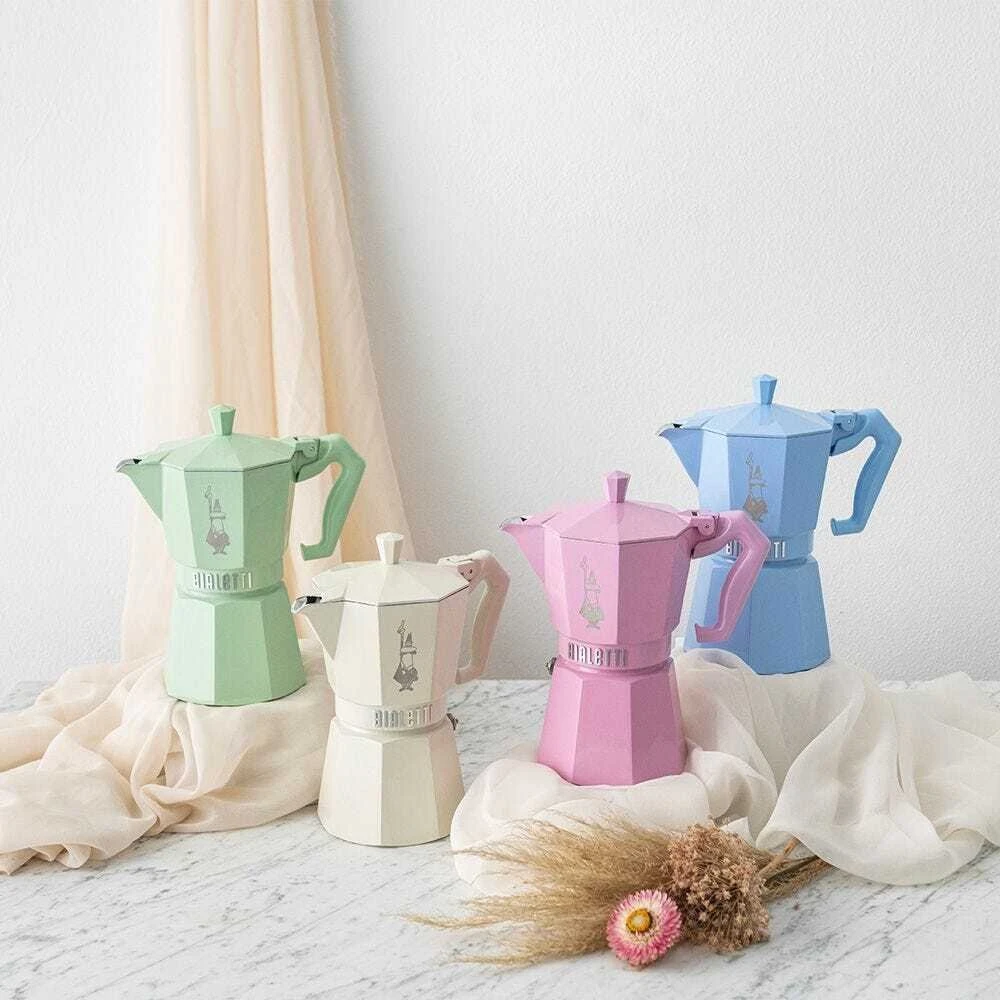 Bialetti Moka Exclusive spalvingų kavinių kolekcija