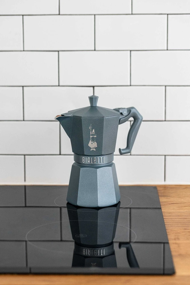 Bialetti MOKA EXCLUSIVE 6TZ indukcinė viryklė, pilka