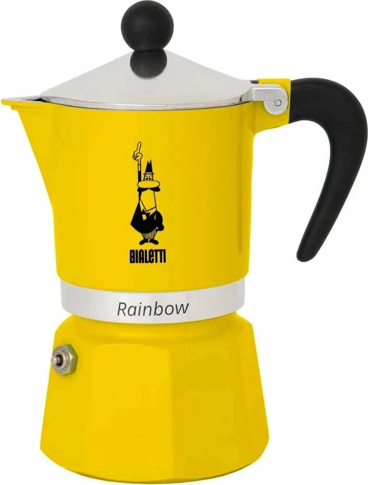 Kavos Aparatas - Bialetti Rainbow 6TZ 300 ml Geltonas