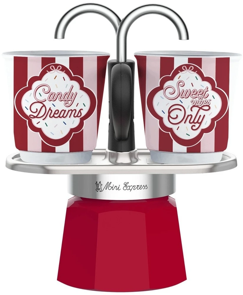 Rinkinys kawiarki mini express + 2 puodeliai 5461 BIALETTI