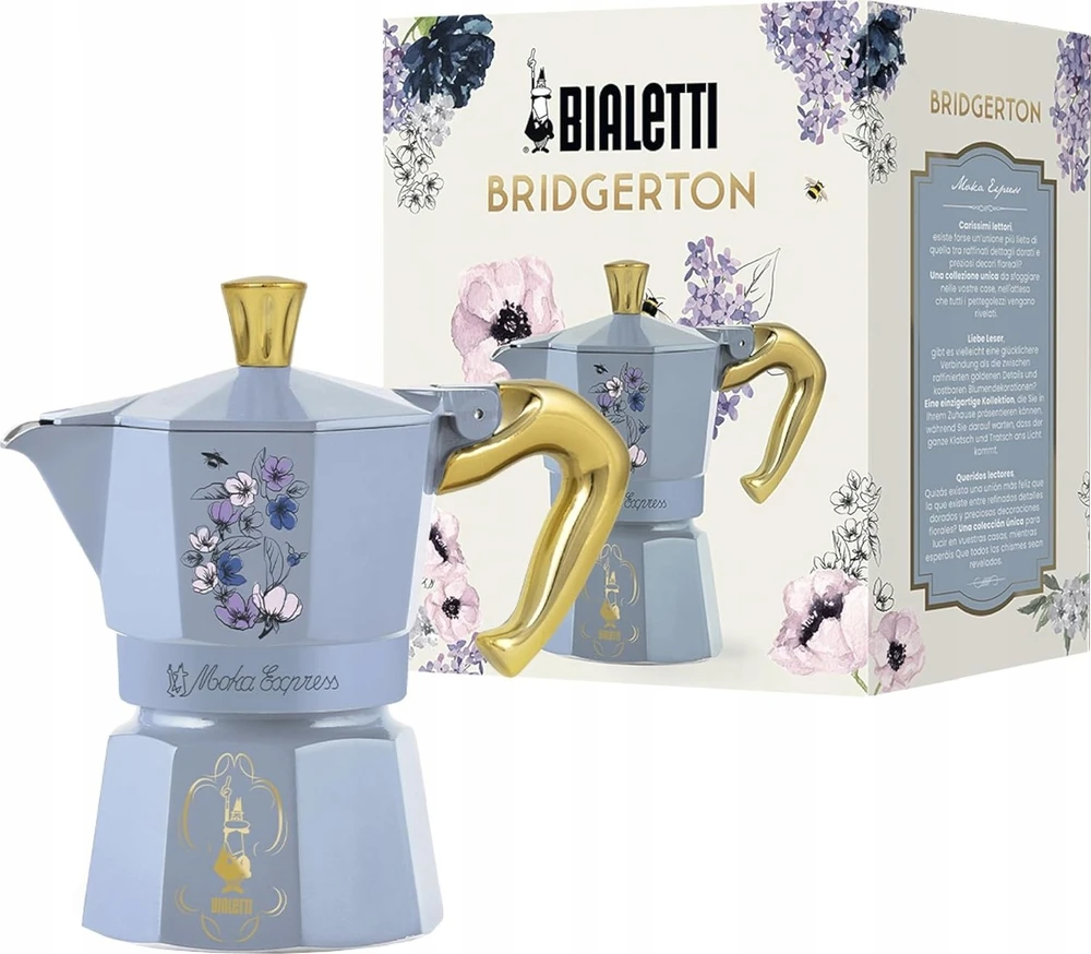 Bialetti Moka Express Bridgerton 3TZ (150 ml) mėlyna