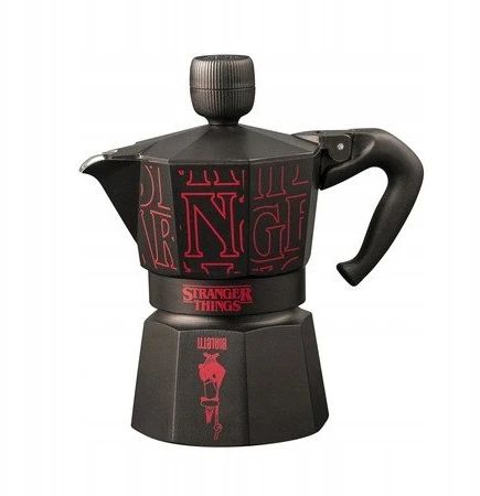 Bialetti Moka Express Sound Stranger Things 3TZ (150 ml) juoda
