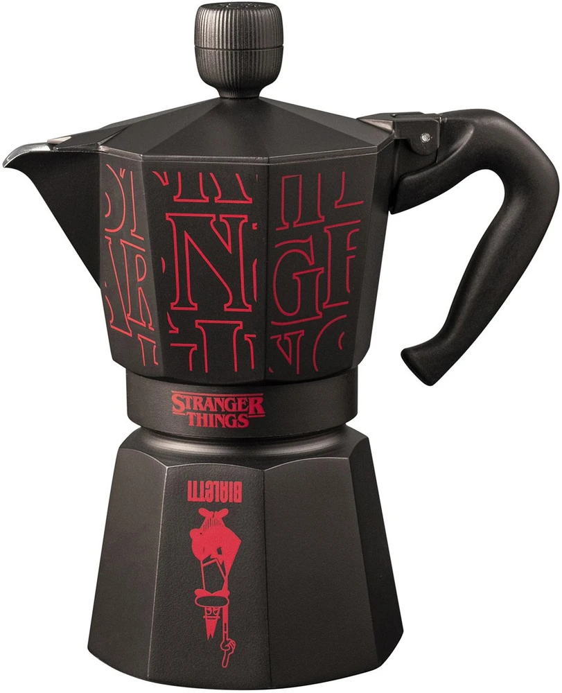 Bialetti Moka Express Sound Stranger Things 6TZ (300 ml) juoda
