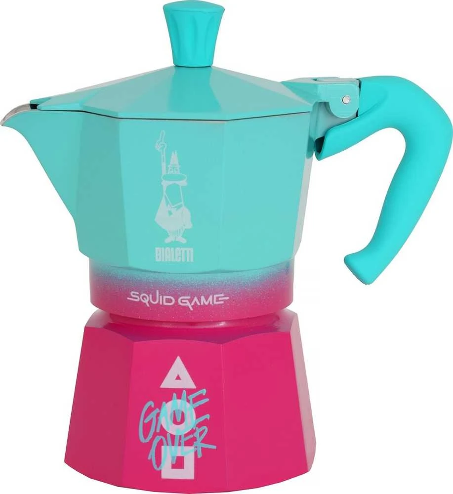 Bialetti Moka Express Squid Game dviejų spalvų kavinukas