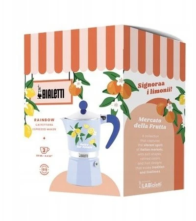 Bialetti Fruit Vibes Rainbow 3TZ (130 ml) mėlyna