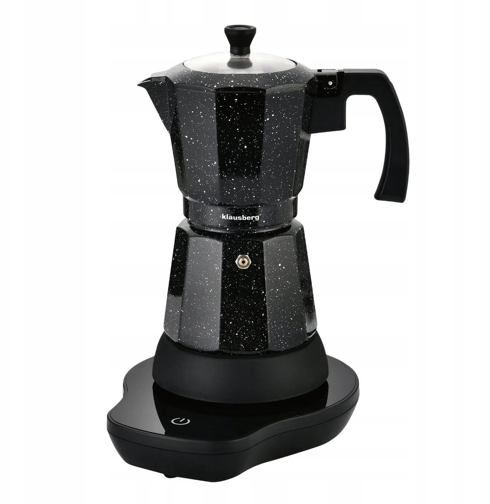 Kavavirė Elektrinis espreso kavos virimo aparatas, 300 ml, juodas, 500 W, klausberg KB-7998