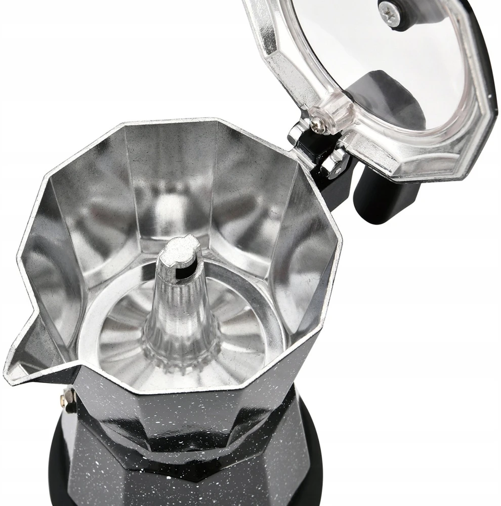 Kavavirė Elektrinis espreso kavos virimo aparatas, 300 ml, juodas, 500 W, klausberg KB-7998
