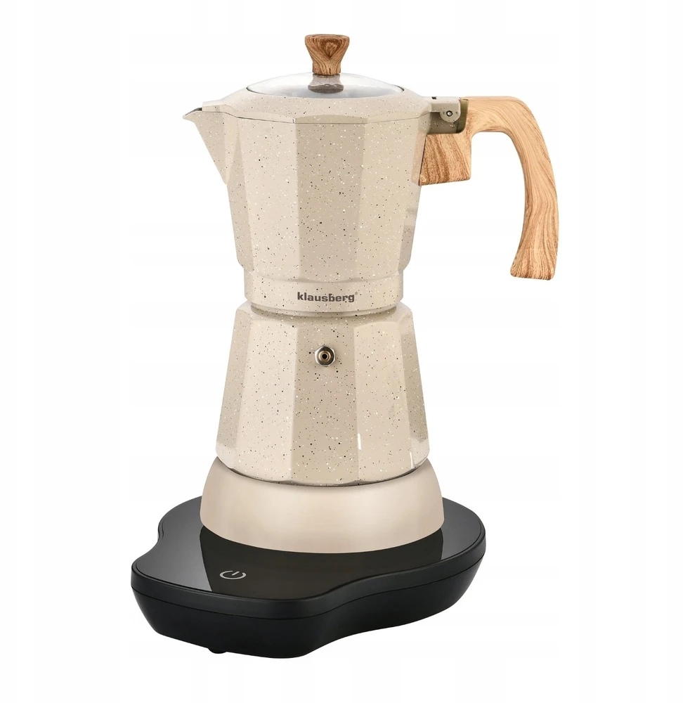 Kavavirė Elektrinis espreso kavos virimo aparatas, 300 ml, smėlio spalvos, 500 W, klausberg KB-7999