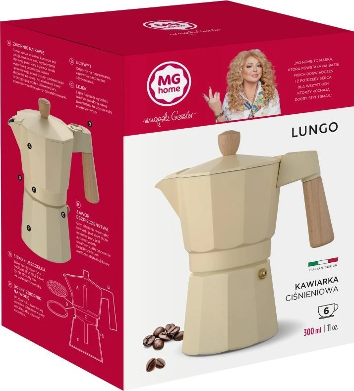 Kavavirė MG Home Lungo 6 filiżanek