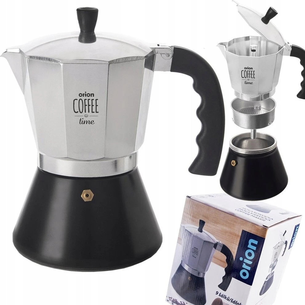 Orion 450 ml moka kavinukas su juodu pagrindu