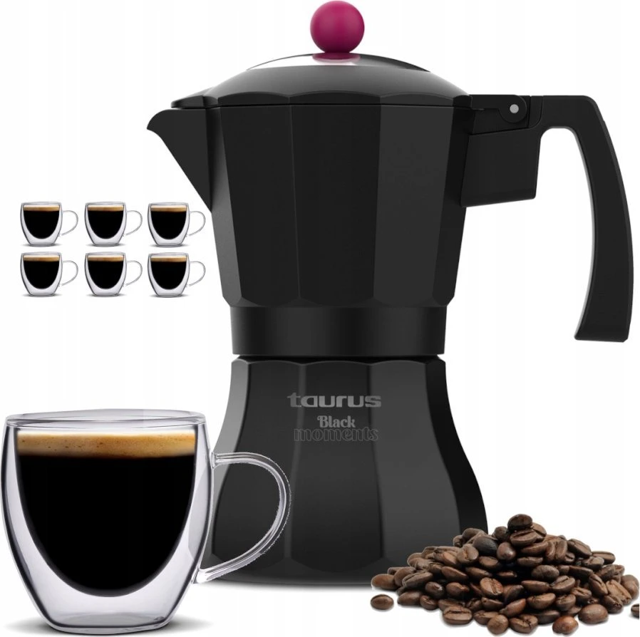 Kavos aparatas for 6 cups Taurus Juodas Moments KCP9006l