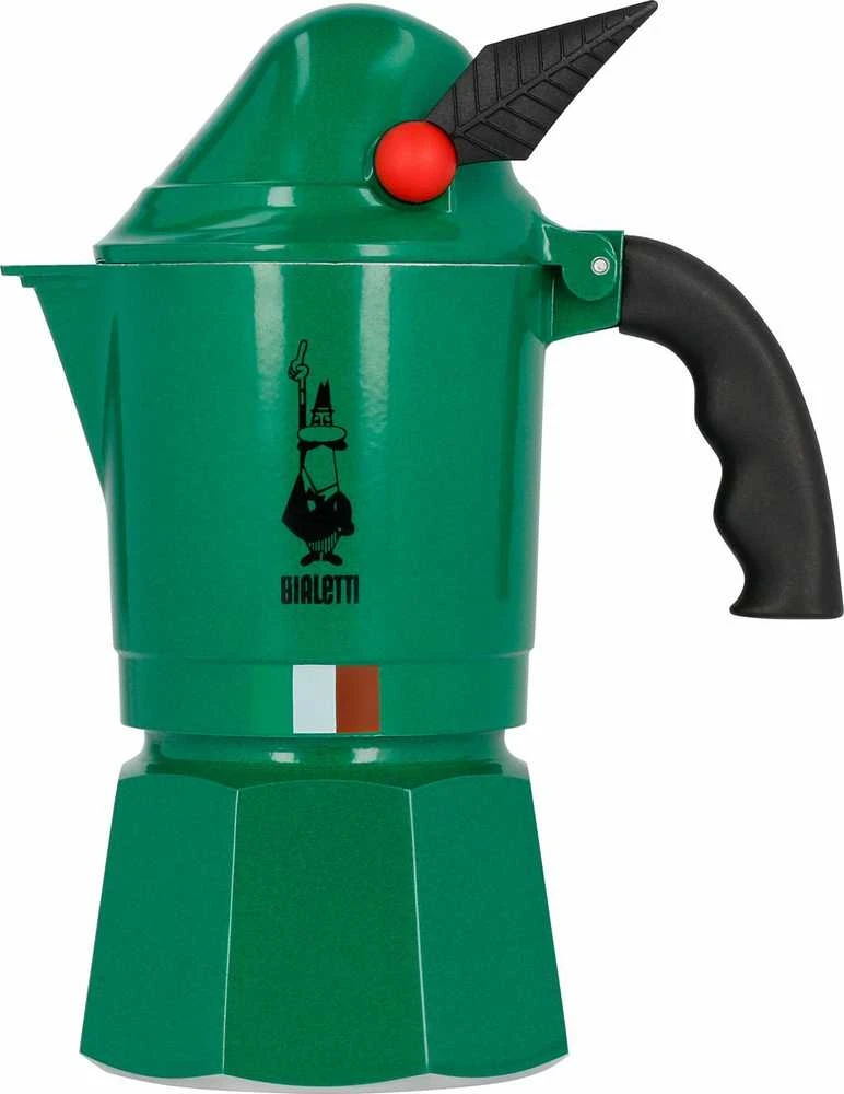 Bialetti Moka Break Alpina Moka kavinukas Žalias