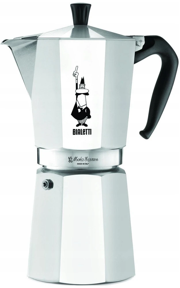 Bialetti Moka Express Moka kavinukas 0.775 L Aliuminio, Juodas
