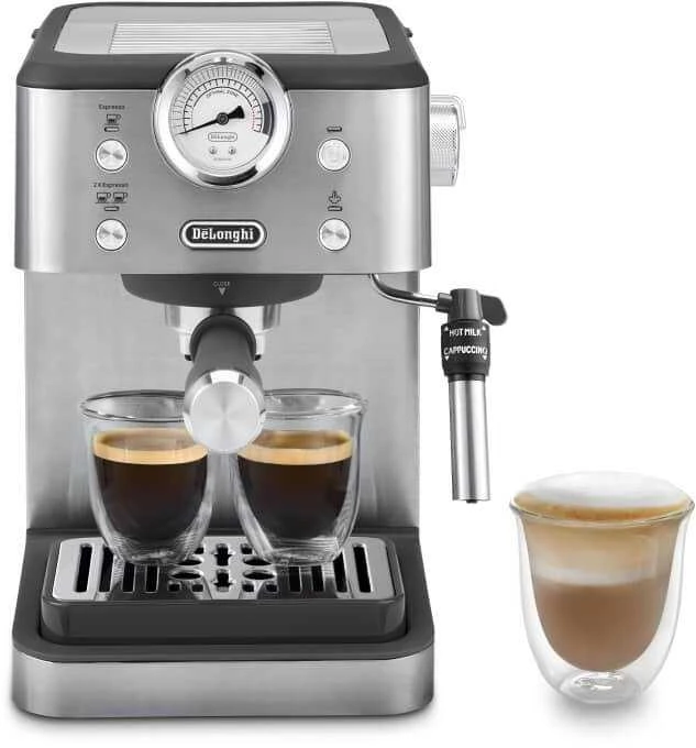 Pusiau automatinis kavos aparatas DeLonghi Classic EM450.M