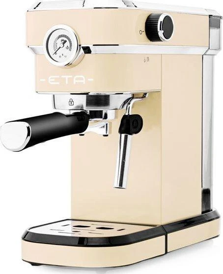 Kavos aparatas ETA | Espresso | ETA618190040 Storio | Slėgis 20 bar | Su pieno plakikliu | Semi-automatinis | 1350 W | rusvai gelsvas