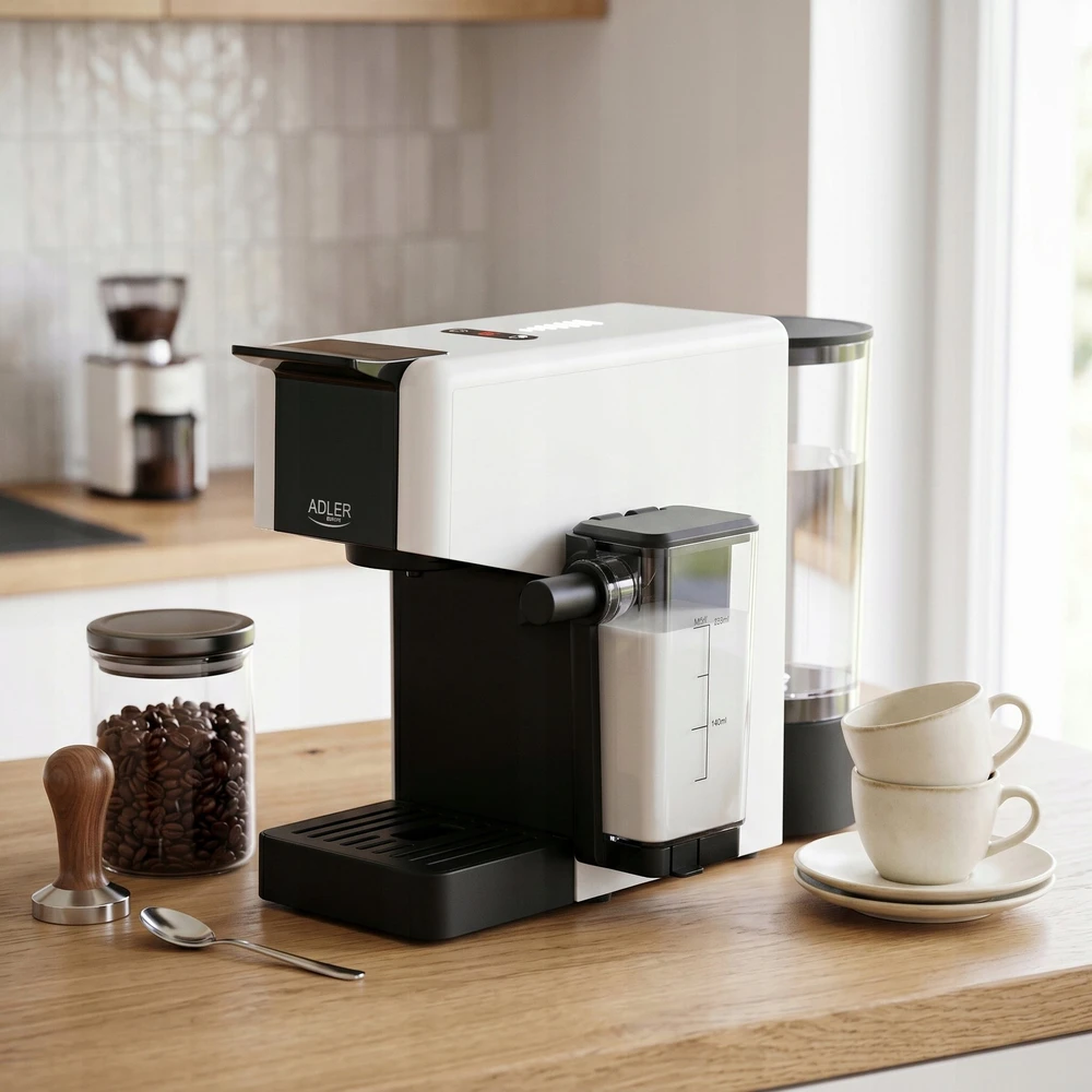 Kavos aparatas kapsulinis Adler Multi-kapsulu espresso automats 0.8L 1400W (AD 4391)