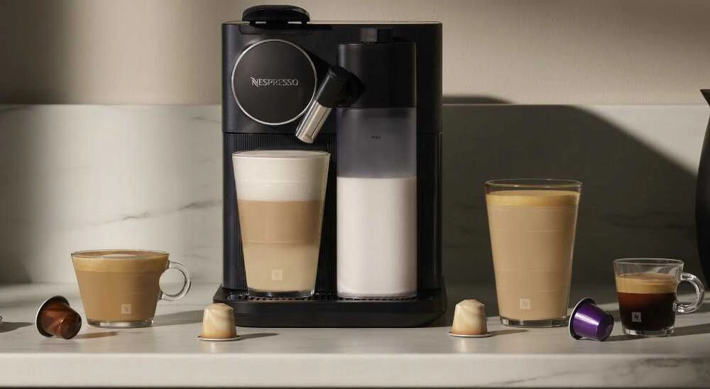 Kavos aparatas DELONGHI Nespresso EN640.B GRAN LATTISSIMA kapsulinis kavos virimo aparatas