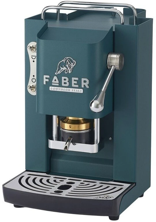 Kavos aparatas Faber Pro Deluxe British Žalias Chromas 3.0 PRO DLX BRG CHR