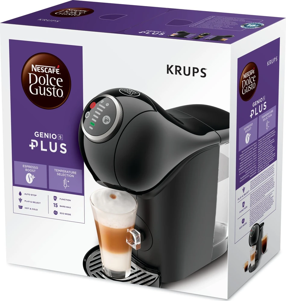 Kavos Aparatas - Krups Genio 2 KP3408 Pusiau Automatinis 0.8 L Juodas