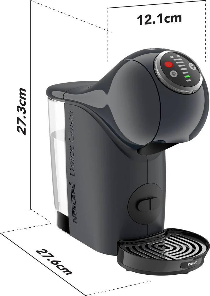 Kavos Aparatas - Krups Genio 2 KP3408 Pusiau Automatinis 0.8 L Juodas