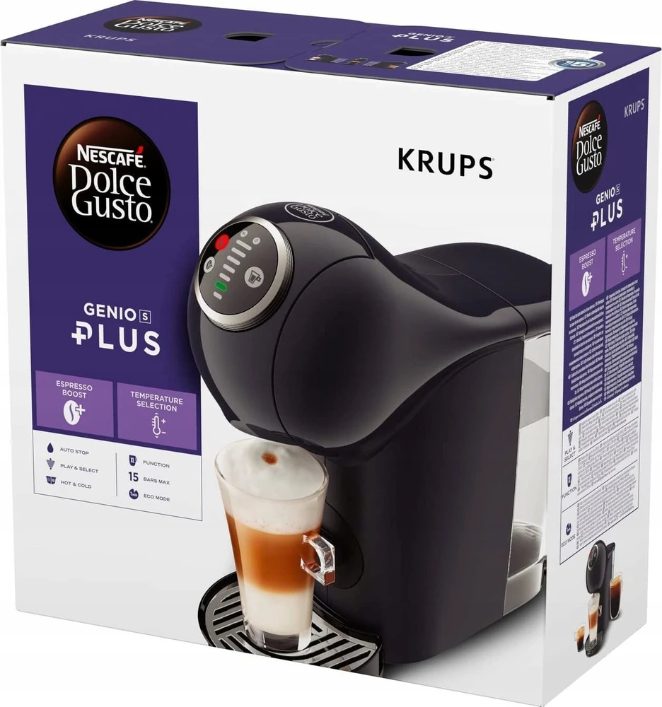 Kavos Aparatas - Krups Genio 2 KP3408 Pusiau Automatinis 0.8 L Juodas
