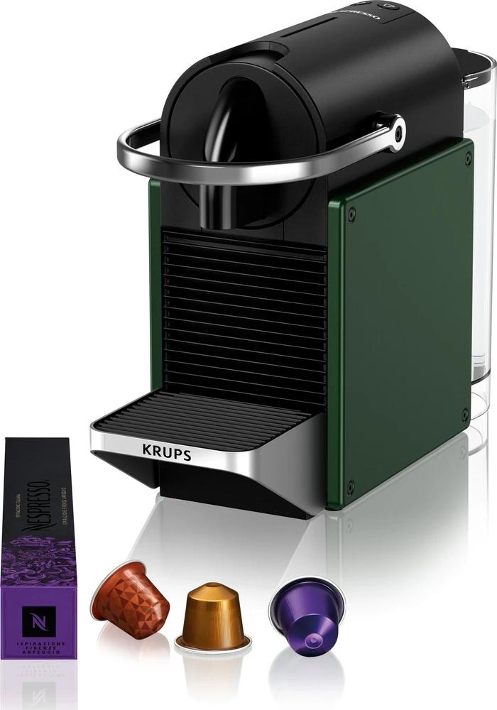 Kavos aparatas Nespresso Pixie Redesign XN306310 Coffee Pagal Aparatas (Krups) - Žalias