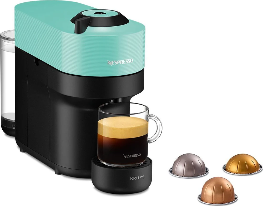 Kavos aparatas Krups Nespresso XN920410 Vertuo Pop aqua mint
