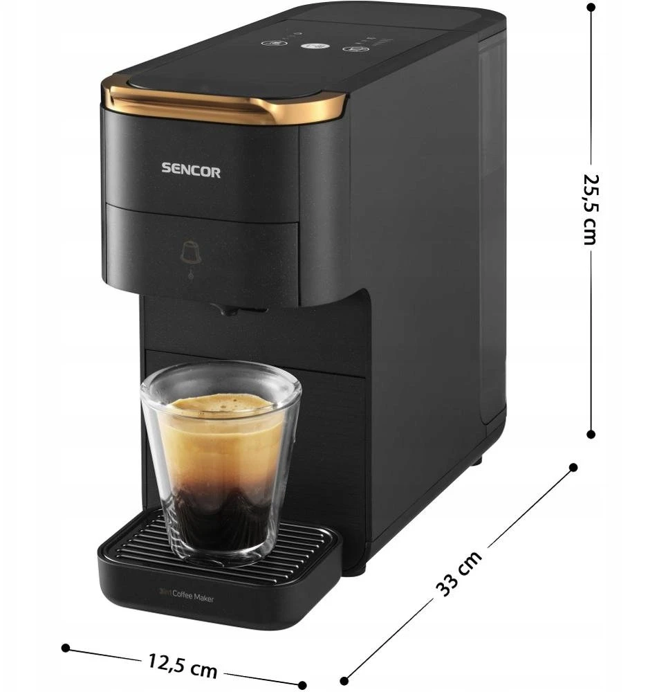 Kavos aparatas SCC 1000BK kapsulinis espresso m. SENCOR