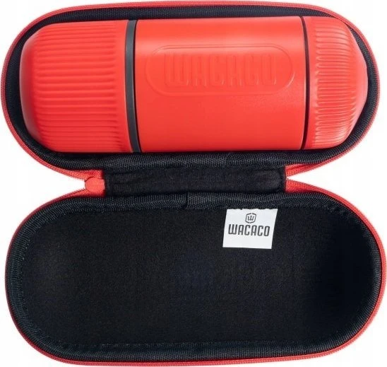 Rankinis maltos kavos aparatas su dėklu Wacaco Nanopresso, Raudonas
