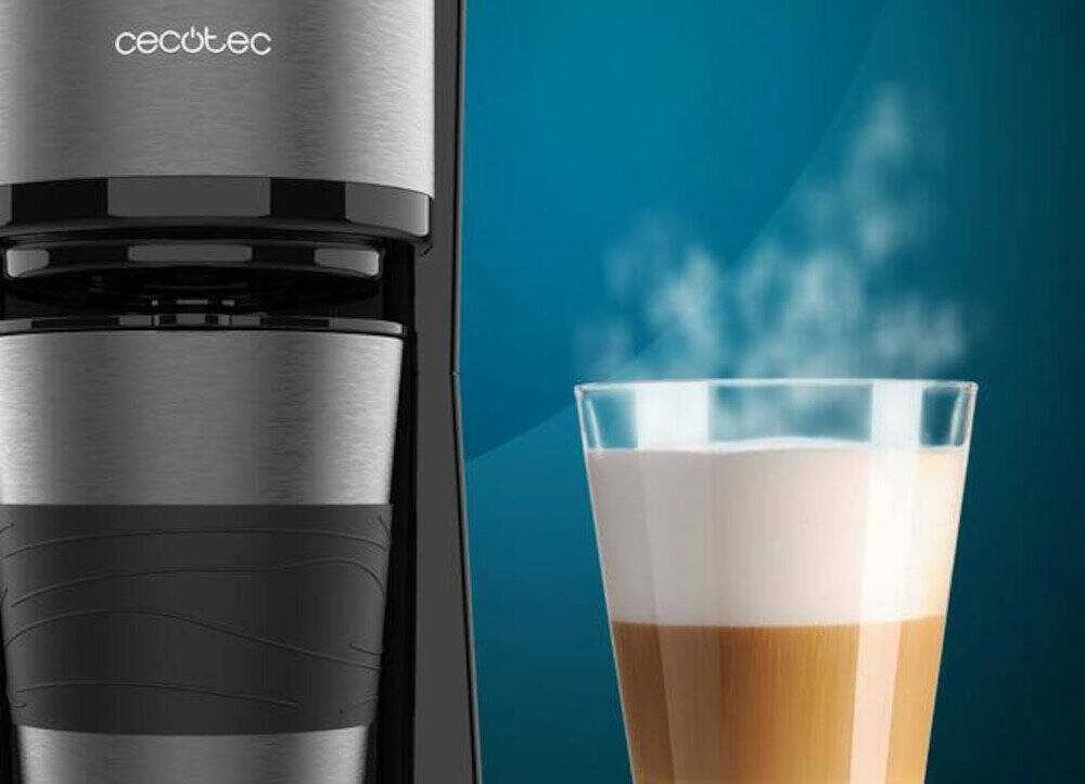 Cecotec Coffee 66 Drop&Go lašinis kavos aparatas su termopuodeliu, 420 ml, 700 W