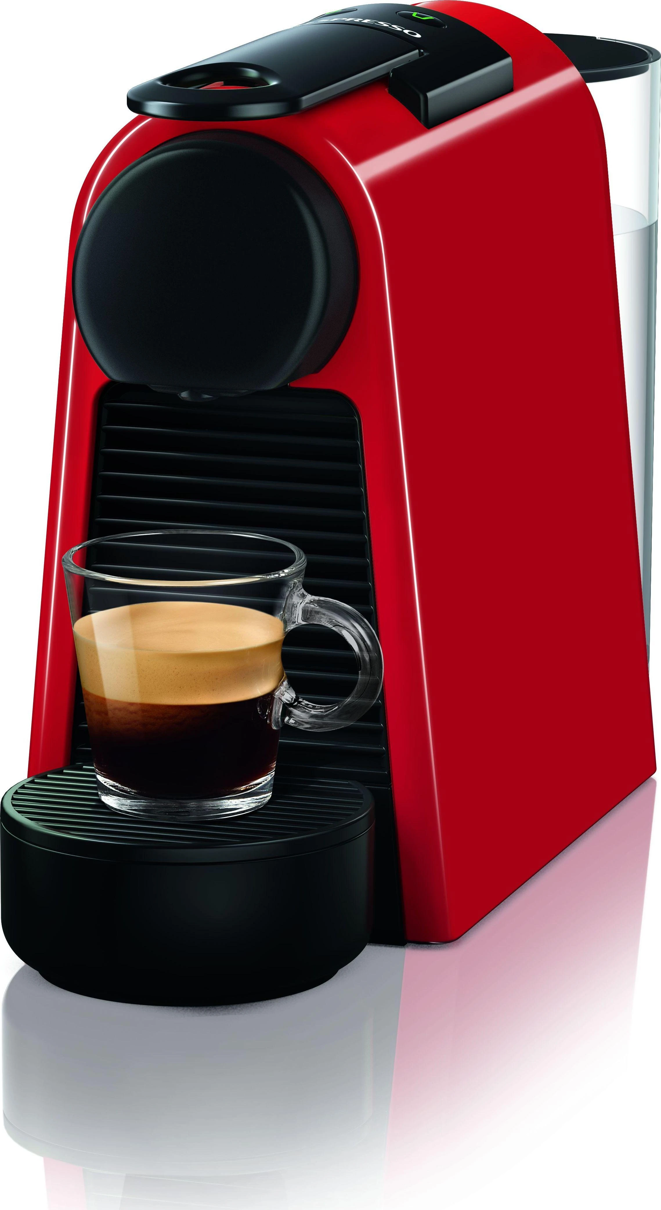 Kavos aparatas Delonghi EN 85.R Essenza Mini Slėgis 19 bar, kapsulinis kavos virimo aparatas, 1150 W, Raudona